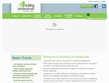 Tablet Screenshot of buildingprofessionals.com